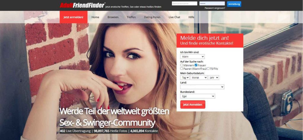 Adult Friend Finder im Test