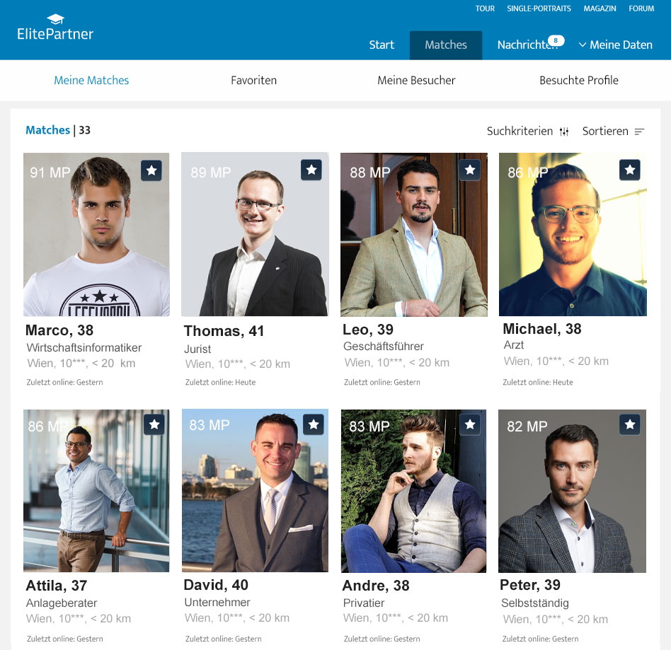 Elitepartner Matches Österreich