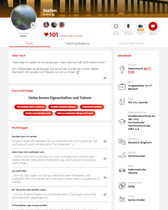 Parship Profil
